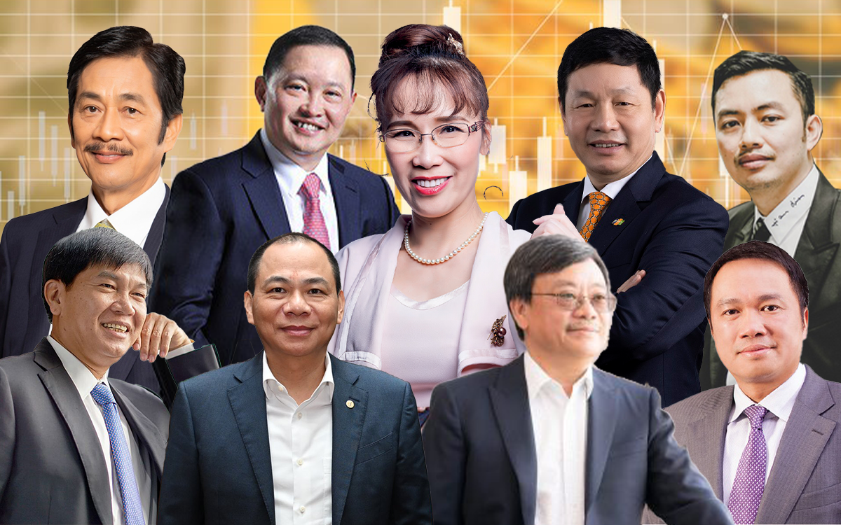 10 người giàu nhất sàn chứng khoán 2023: Chủ tịch FPT trở lại sau 14 năm, có 1 người tài sản tăng gấp đôi - Ảnh 1.