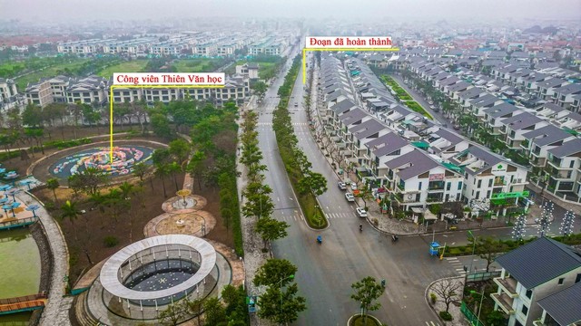 Con đường dài chưa đến 3 km đi qua hàng loạt dự án lớn, nằm giữa 2 tuyến đường nghìn tỷ, dự kiến sắp thông xe - Ảnh 8. Con đường dài chưa đến 3 km đi qua hàng loạt dự án lớn, nằm giữa 2 tuyến đường nghìn tỷ, dự kiến sắp thông xe - Ảnh 8.