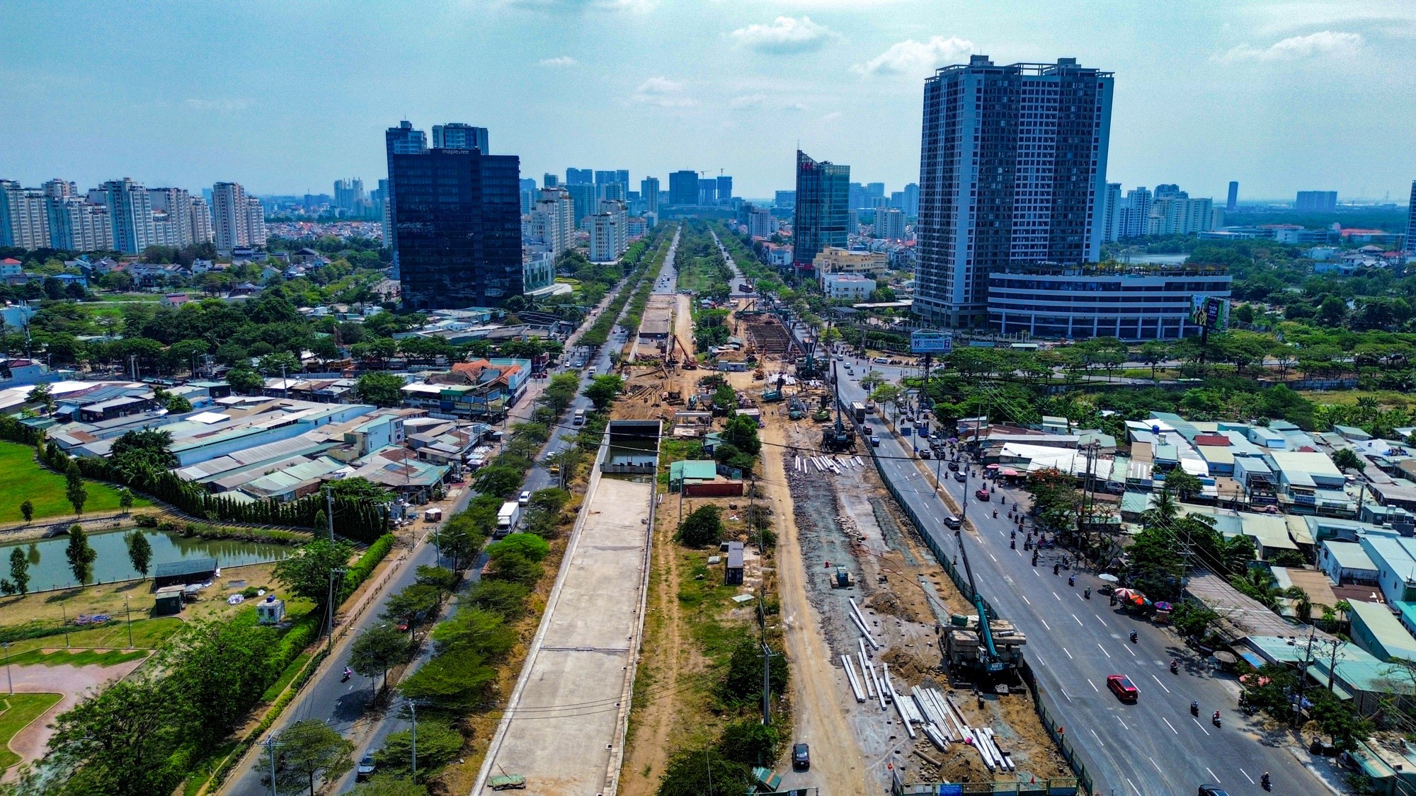 Đại lộ 100 triệu USD vừa nâng cấp lên 10 làn xe lại được đầu tư thêm 800 tỷ làm hầm chui- Ảnh 9.