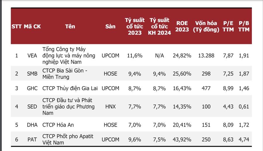 Đầu tư ăn cổ tức: Chuyên gia “phím” 5 DN có tỷ suất cổ tức 9-11%/năm - cao gấp 3 lần gửi tiết kiệm ngân hàng- Ảnh 1.