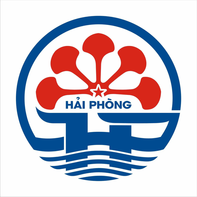 Lộ diện logo TP Hải Phòng tìm kiếm suốt 32 năm, sóng biển và hoa phượng được chọn làm biểu tượng của thành phố cảng - Ảnh 1.