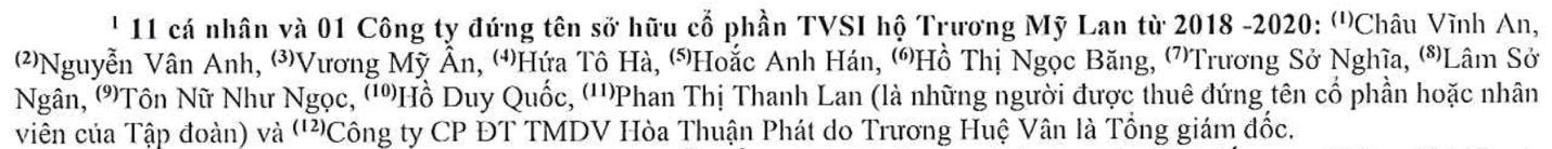 GĐ 2 vụ Vạn Thịnh Phát: C03 nêu rõ tên 17 cá nhân và 5 DN “đứng tên hộ” Trương Mỹ Lan chi phối chứng khoán Tân Việt- Ảnh 1.