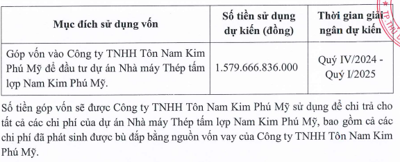 Thép Nam Kim phát hành thêm 184 triệu cổ phiếu, tăng vốn điều lệ lên 'sát' với Hoa Sen, dồn lực cho 'quả đấm thép' tại Bà Rịa-Vũng Tàu- Ảnh 1.