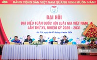 Đại hội đại biểu toàn quốc Hội Luật gia Việt Nam lần thứ XV bước vào phiên làm việc đầu tiên