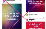 Cảnh báo thủ đoạn lừa đảo mua bán vàng, bạc online trên không gian mạng