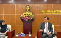 Phó Chủ tịch Hội Luật gia Việt Nam tiếp Chủ tịch Hiệp hội Luật Đông Nam Á