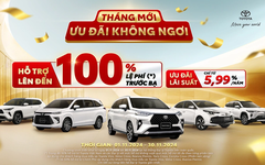 Bảng giá xe ô tô Toyota Việt Nam tháng 11/2024: Ưu đãi 100% phí trước bạ nhiều dòng xe