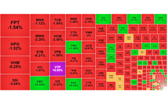 Chứng khoán ngày 15/11: 'Gánh nặng' từ rổ VN30, VN-Index 'thủng' mốc 1.220 điểm
