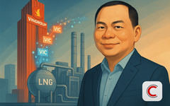 Tỷ phú Phạm Nhật Vượng góp thêm lượng cổ phiếu trị giá hơn 10.000 tỷ đồng vào công ty sản xuất điện LNG