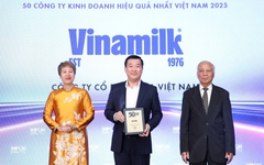 Vinamilk lần thứ 14 liên tiếp được vinh danh Top 50 công ty kinh doanh hiệu quả nhất Việt Nam