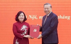 Bà Bùi Thị Minh Hoài làm Bí thư Đảng ủy MTTQ, các đoàn thể Trung ương