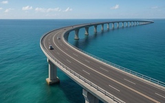 Hé lộ phương án cầu vượt biển nối Cần Giờ – Vũng Tàu dài gần 11 km của Vingroup