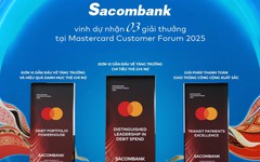 Thêm một tổ chức thẻ quốc tế vinh danh Sacombank về năng lực phát triển thanh toán số