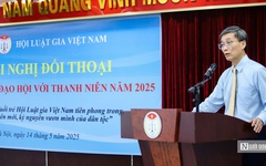 Chủ tịch Hội Luật gia Việt Nam đối thoại với đoàn viên thanh niên