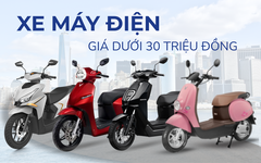 Hà Nội cấm xe máy xăng trong vành đai 1 từ 1/7/2026: dưới 30 triệu đồng, khách Việt có thể mua xe máy điện gì?