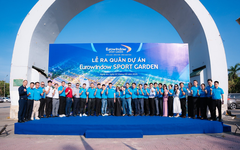 Nghệ An: Hàng trăm "chiến binh" khí thế ra quân dự án khu đô thị siêu cao cấp Eurowindow Sport Garden
