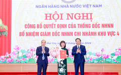 Bà Trương Thu Hòa làm Giám đốc NHNN Chi nhánh Khu vực 4