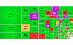 Chứng khoán ngày 7/1: Dòng tiền 'chảy' mạnh, VN-Index tăng vọt 45 điểm
