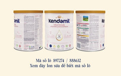 Sữa bột Kendamil thông báo thu hồi sản phẩm