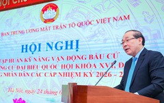 Bồi dưỡng kỹ năng cho người ứng cử ĐBQH khóa XVI thuộc khối MTTQ Việt Nam