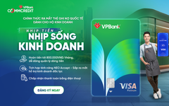 Thẻ ghi nợ kinh doanh VPBank CommCredit Visa: Giữ nhịp tiền, sống nhịp kinh doanh