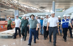 Lần thứ 10 thị sát sân bay 16 tỷ USD lớn nhất cả nước, Thủ tướng nhấn mạnh phải hoàn thành mục tiêu này vào cuối 2026