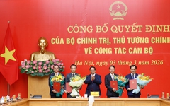 Công bố quyết định của Bộ Chính trị và Thủ tướng Chính phủ về công tác cán bộ