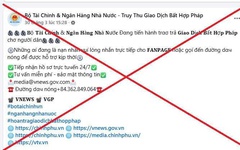 Xuất hiện trang Facebook mạo danh Bộ Tài chính nhằm lừa đảo chiếm đoạt tài sản