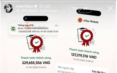 Nộp thuế hơn nửa tỷ đồng, KOL hé lộ thu nhập “khủng”