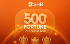 SHB được vinh danh trong TOP 10 Ngân hàng thương mại Việt Nam uy tín năm 2026 và TOP 200 doanh nghiệp lớn nhất Đông Nam Á của Fortune