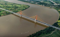 Sau gần một năm khởi công, cây cầu hơn 11.800 tỷ đồng vượt sông Hồng, kết nối Hà Nội đến Hưng Yên có tiến độ ra sao? 