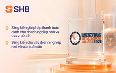 SHB được Asian Banking & Finance Awards vinh danh với sáng kiến cho vay và thanh toán xuất sắc cho SME