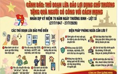 Cảnh giác thủ đoạn lừa đảo tặng quà người có công với cách mạng nhân dịp 27/7
