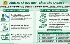 Cảnh báo thủ đoạn mạo danh giáo viên thu các khoản phí đầu năm học