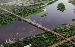 Nhận "lệnh" hoàn thành trong 24 tháng, siêu dự án vượt sông Hồng gần 20.000 tỷ đồng, nối Tây Hồ với Đông Anh có tiến độ ra sao?