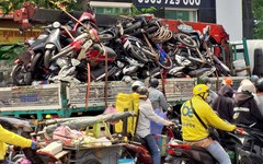 Một lô tài sản được đưa ra đấu giá, giá khởi điểm bình quân hơn 620.000 đồng/phương tiện