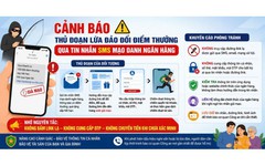 Xuất hiện thủ đoạn giả mạo tin nhắn ngân hàng dụ đổi điểm thưởng qua đường link lạ