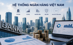 Tổng tài sản hệ thống ngân hàng Việt Nam sắp chạm mốc 30 triệu tỷ đồng, Vietcombank, VietinBank, BIDV và Agribank chiếm hơn 41% tổng dư nợ