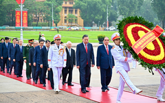 Lãnh đạo Đảng, Nhà nước vào Lăng viếng Chủ tịch Hồ Chí Minh nhân dịp Quốc khánh 2/9