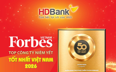 HDBank tiếp tục vào Top 50 Forbes Việt Nam trong bước chuyển lớn của thị trường vốn