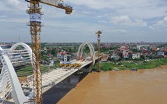 Công trình hơn 1.800 tỷ đồng thay thế cây cầu 120 năm tuổi đạt cột mốc quan trọng