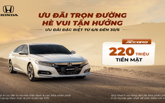 Bảng giá xe ô tô Honda Việt Nam tháng 6/2024: Ưu đãi khủng cho các dòng CR-V, City và Accord