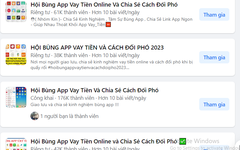 'Bùng' nợ khi vay tiền qua app: Có dấu hiệu lừa đảo chiếm đoạt tài sản