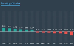 Cổ phiếu bất động sản bất ngờ phục hồi, kéo VN-Index đảo chiều thành công