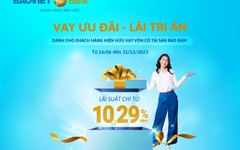 Thêm ưu đãi cho khách hàng hiện hữu vay vốn tại BAOVIET Bank