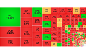 Chứng khoán ngày 19/11: VN-Index 'quay đầu' giảm gần 11 điểm