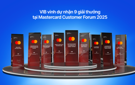 VIB nhận cùng lúc 9 giải thưởng từ Mastercard, khẳng định vị thế dẫn đầu thị trường thẻ Việt Nam