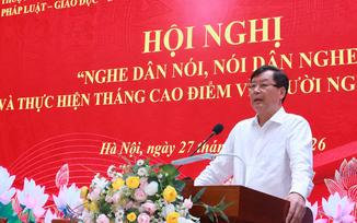 Hội nghị "Nghe dân nói, nói dân nghe": Tháo gỡ vướng mắc từ kiến nghị của người dân