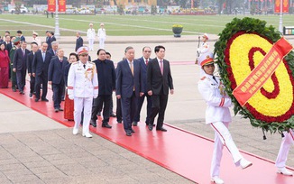 Lãnh đạo Đảng, Nhà nước vào Lăng viếng Chủ tịch Hồ Chí Minh nhân dịp Tết Nguyên đán Bính Ngọ