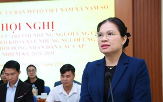 Cử tri ấn tượng với chương trình hành động của ứng cử viên ĐBQH khóa XVI Hà Thị Nga